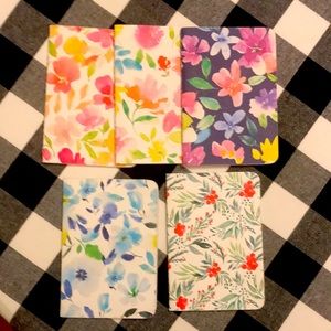 May Designs - set of 5 notebooks - 4”x5.75” - wide line pages